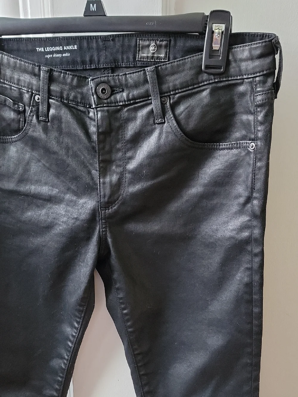 AG super skinny ankle  x THE LEGGING ANKLE shiny Patterned Pants
